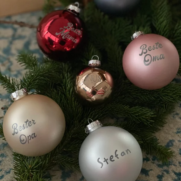 marlinu-christbaumkugel, weihnachtsschmuck, personalisierbar
