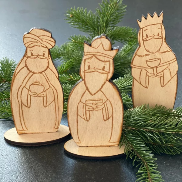 marlinu-kinderkrippe-heilige drei könige-holzfiguren-dekoration-kinderspielwaren
